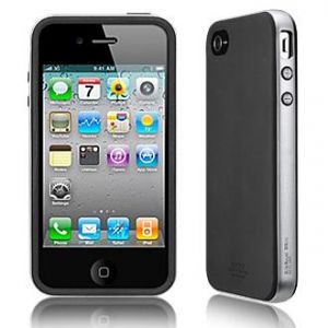  SGP Case Neo Hybrid Matte Series Satin Silver for iPhone 4 (SGP07017)